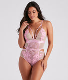 Flirty Desire Lace Floral Teddy provides essential lift and support for creating your best summer outfits of the season for 2023!