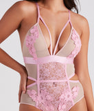 Flirty Desire Lace Floral Teddy provides essential lift and support for creating your best summer outfits of the season for 2023!