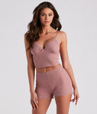 Delicate Lace Pajama Top And Shorts Set provides essential lift and support for creating your best summer outfits of the season for 2023!