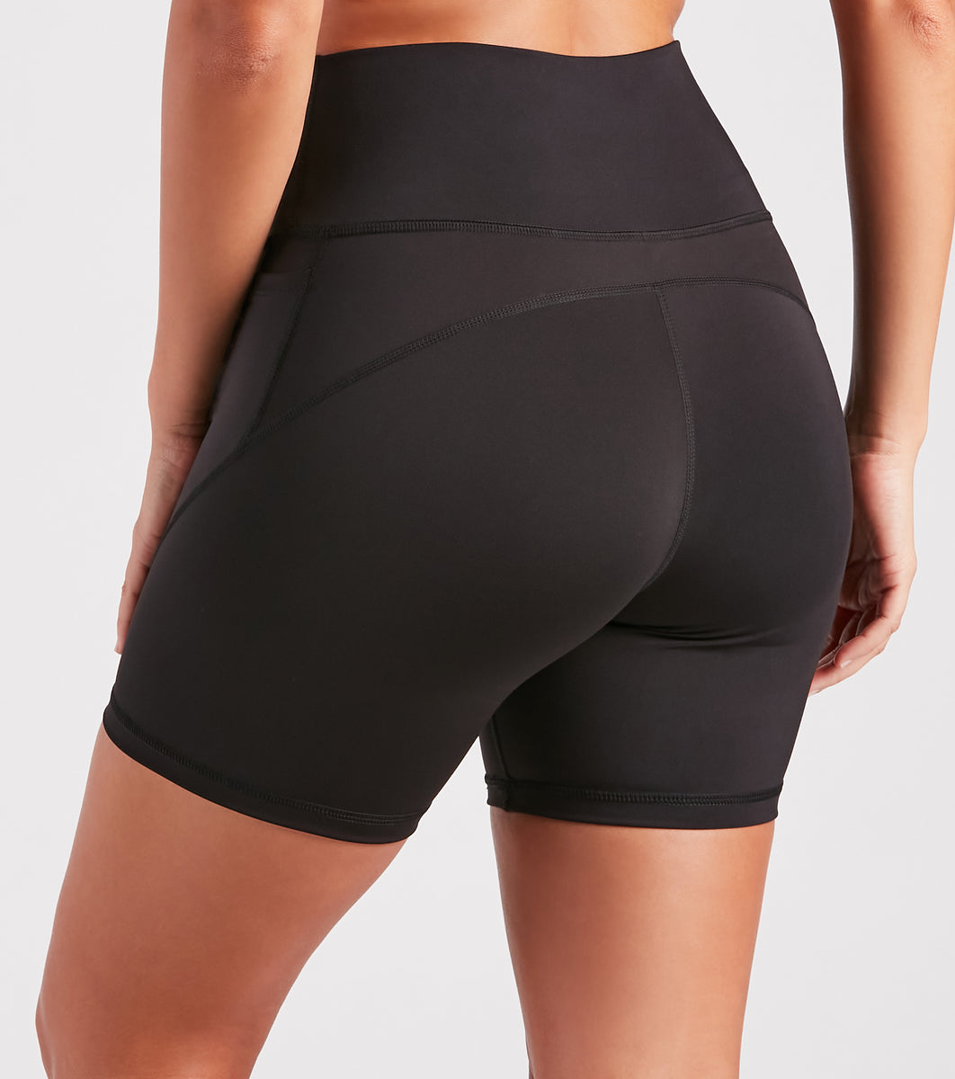 Stylish And Seamless High-Rise Biker Shorts & Windsor