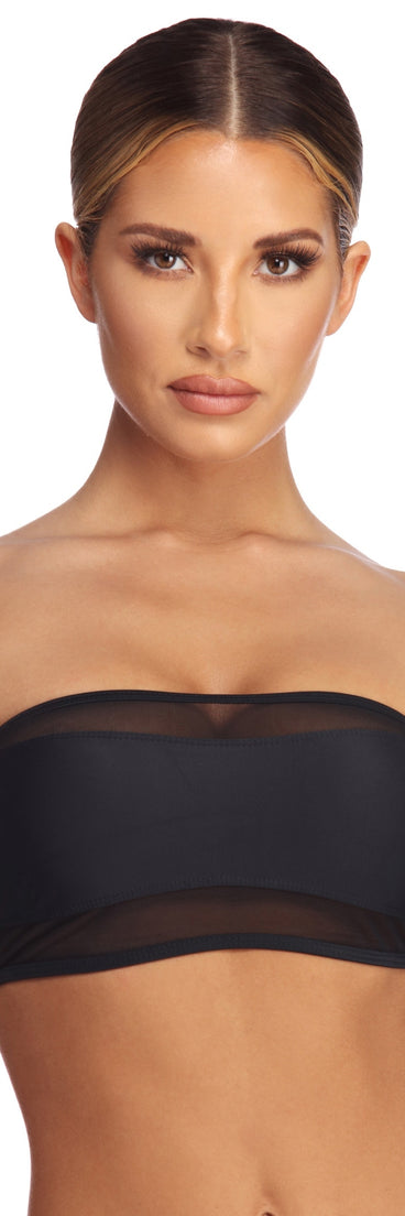 Don't Mesh With Me Swim Top for 2022 festival outfits, festival dress, outfits for raves, concert outfits, and/or club outfits