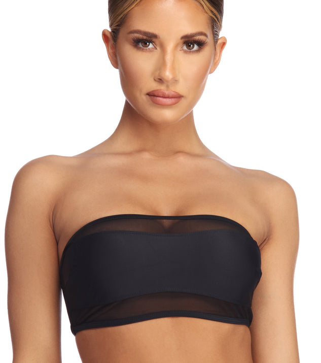 Don't Mesh With Me Swim Top for 2022 festival outfits, festival dress, outfits for raves, concert outfits, and/or club outfits