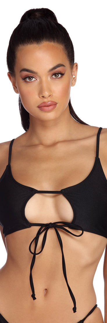 All Crossed Up Swim Top