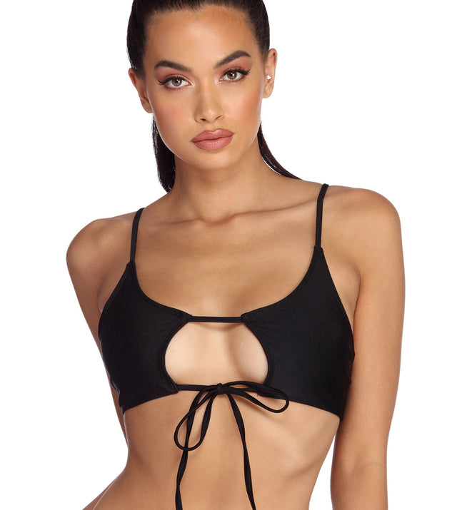 All Crossed Up Swim Top