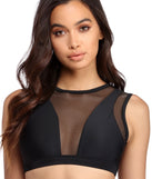 Fishnet Bikini Top