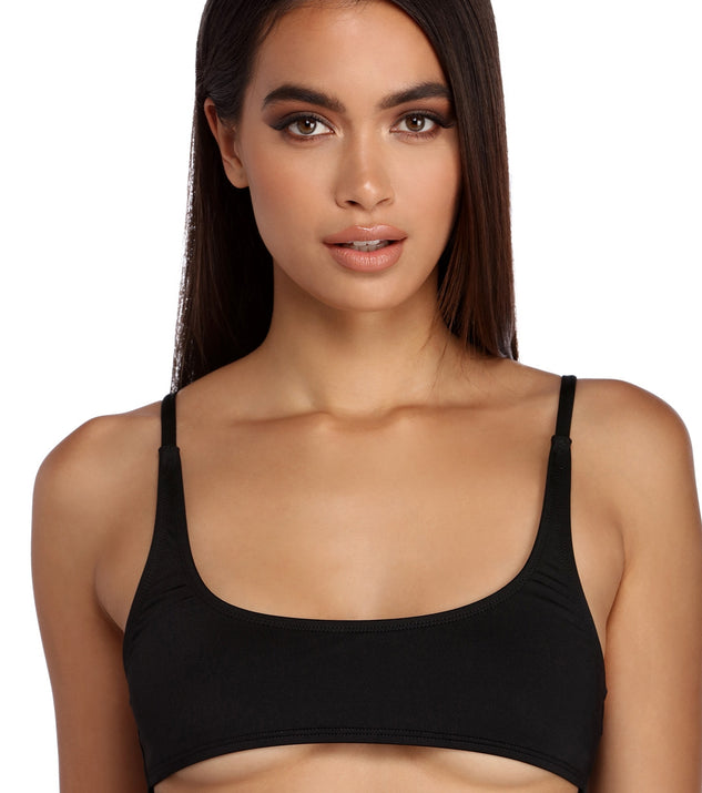 Cut To The Chase Swim Top