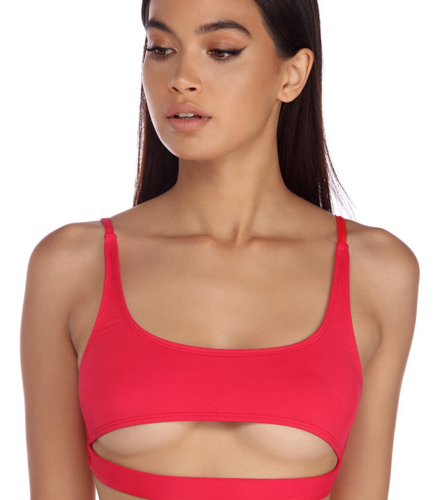 Major Risque Taker Bikini Top