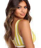 Lemon Drop Minimalist Bikini Top