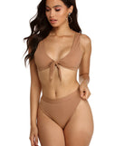Tie Front Tease Swim Top