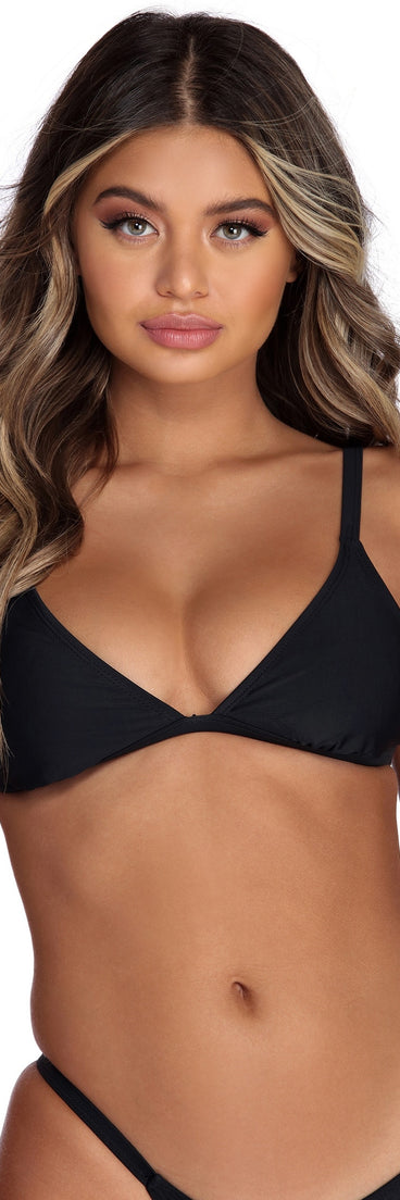 Sleek And Simple Swim Top
