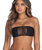 Mesh Bandeau Bikini Top is a trendy pick to create 2023 festival outfits, festival dresses, outfits for concerts or raves, and complete your best party outfits!