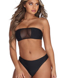 Mesh Bandeau Bikini Top is a trendy pick to create 2023 festival outfits, festival dresses, outfits for concerts or raves, and complete your best party outfits!