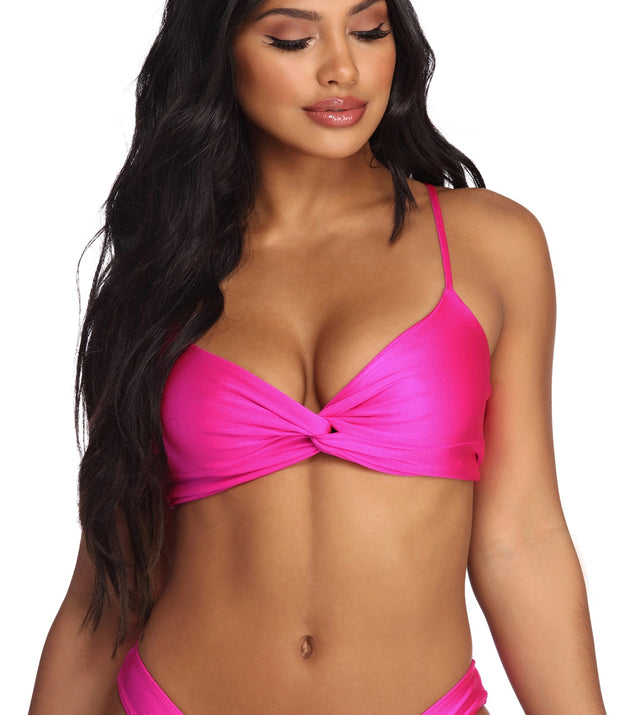 A Little Knotty Swim Top