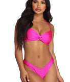 A Little Knotty Swim Top