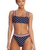 Americana Star Swim Top