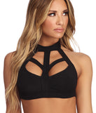 Strapped In Shimmer Swim Top