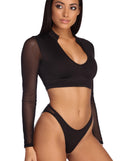 Mesh With It Swim Top for 2022 festival outfits, festival dress, outfits for raves, concert outfits, and/or club outfits