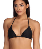 Basic Triangle String Bikini Top