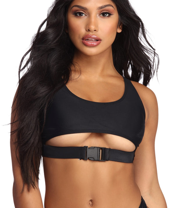 Safety First Buckle Swim Top