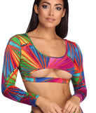 Rainbow Bright Swim Top