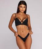 All Crossed Up Strap Swim Top