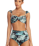 Palm Paradise Swim Top