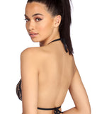 Wild At Heart Triangle Swim Top