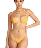 Night Swim Bikini Top