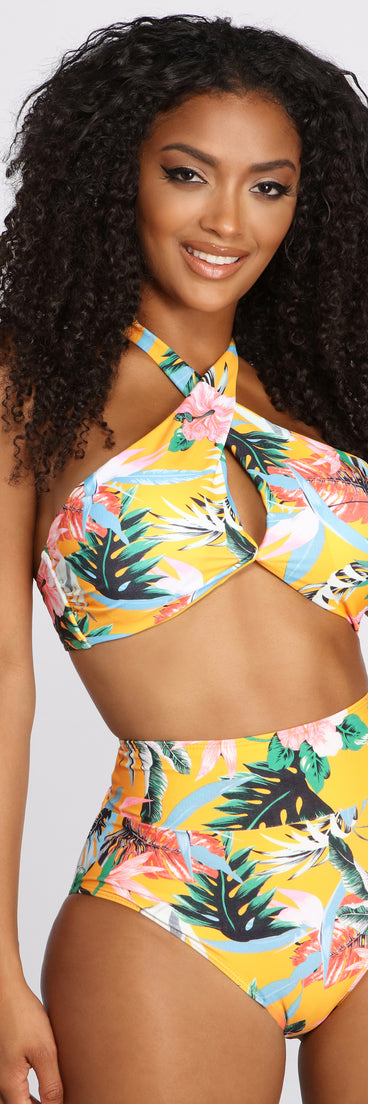 Vacay Vibe Floral Swim Top