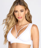 With fun and flirty details, Runnin' On The Beach Strappy Swim Top shows off your unique style for a trendy outfit for the summer season!