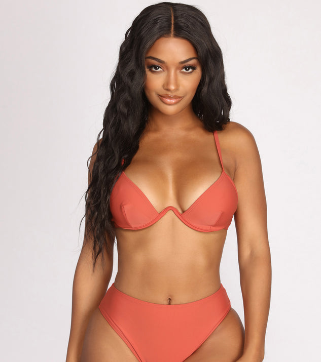Sol Seeker Wired Swim Top is a trendy pick to create 2023 festival outfits, festival dresses, outfits for concerts or raves, and complete your best party outfits!