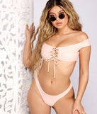 Vitamin Sea Lace-Up Front Swim Tank
