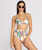 With fun and flirty details, Take Me To Margaritaville Tropical Swim Top shows off your unique style for a trendy outfit for the summer season!
