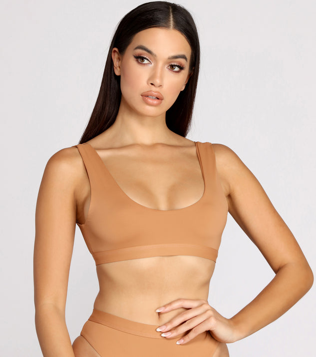 You’ll look stunning in the Minimal Tank Swim Top when paired with its matching separate to create a glam clothing set perfect for a New Year’s Eve Party Outfit or Holiday Outfit for any event!