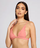 Flirty Ruffled Bikini Top