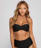 Twist Of Style Bikini Top
