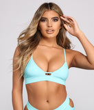 Coastal Breeze Triangle Swim Top