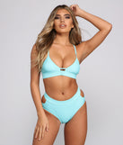 Coastal Breeze Triangle Swim Top