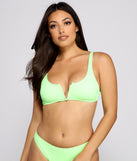 Set On Paradise Ribbed Bikini Top