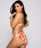 Sunkissed Tropical Bandeau Bikini Top