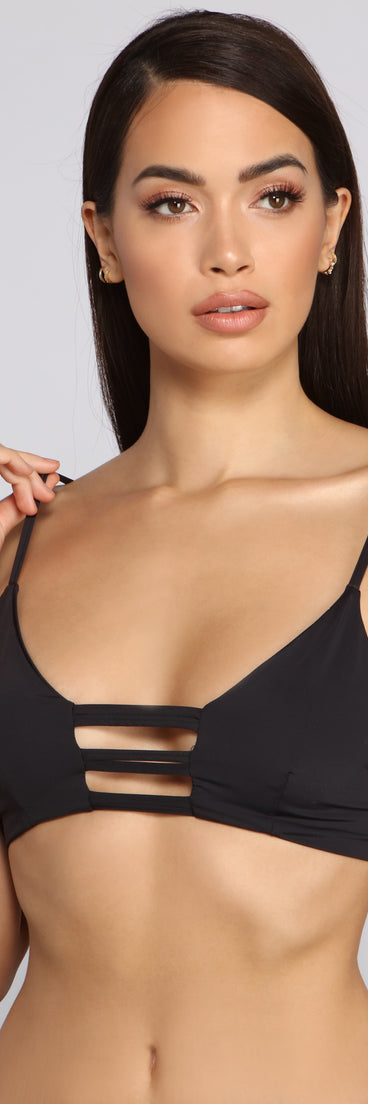 Criss Cross Chic Bikini Top