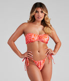 Spring Break Vibes Bandeau Swim Top