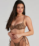 Fiercely Chic Leopard Bikini Top for 2022 festival outfits, festival dress, outfits for raves, concert outfits, and/or club outfits