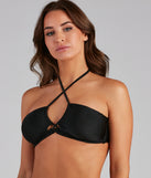 Yacht Club Halter Bandeau Bikini Top