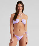 So Dreamy Daisy Printed Swim Top