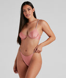 Simple Glam Rhinestone Bikini Top