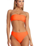 Glow Up High Waist Swim Bottoms