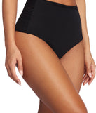 Sassy Straps High Waist Swim Bottom