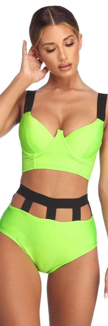 Bathing Baddie Caged Swim Bottom