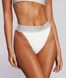 Drippin' In Rhinestones Swim Bottom